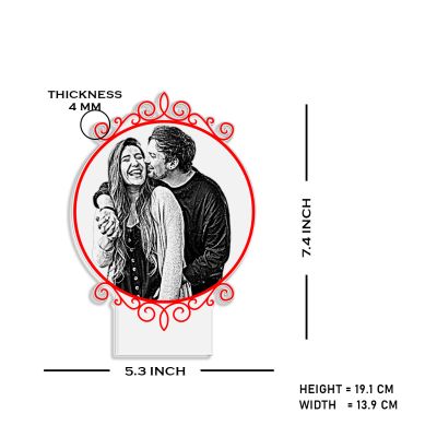 Photo Frame Design Night Lamp With Customized Photo